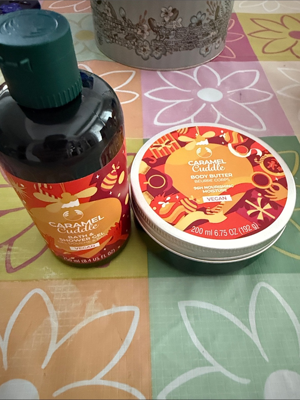 The Body Shop Caramel Vegan Body Butter 200ML +Shower Gel 250ML